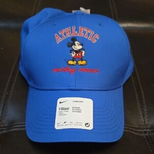 Nike Athletic Blue Kids Cap with Mickey Mouse